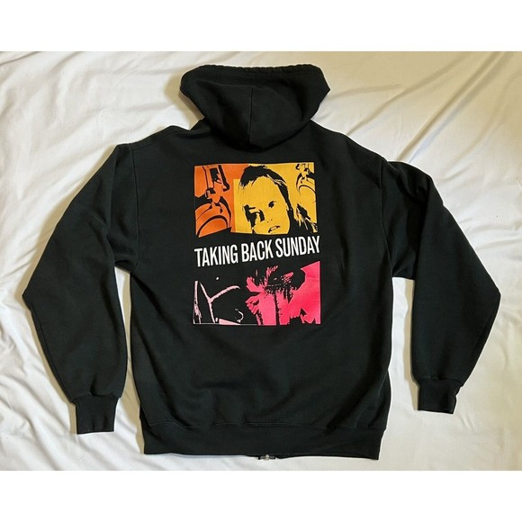 Taking Back Sunday "Your Best Bet" Full-Zip Hoodie | Vintage | Y2K | Size M - Picture 1 of 11